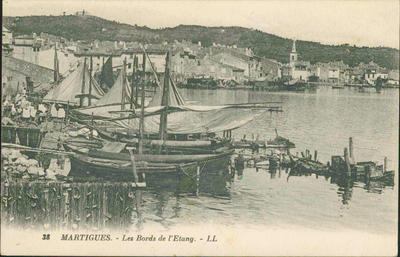 Postcard from Frances Hodgkins of Martigues to Hannah Ritchie
