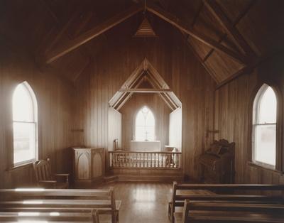 Interior, Church, Maitahi, Northland, 22 April 1982