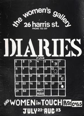 Diaries and Women in Touch Postcards