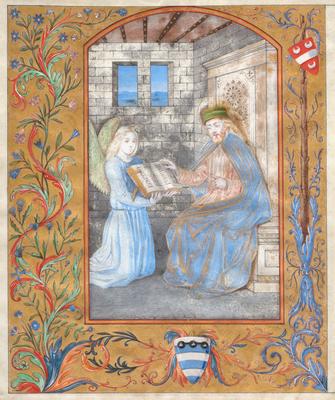 A copy of a Page from an Old Missal