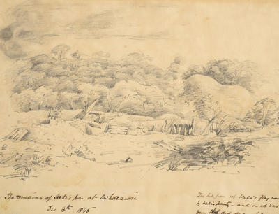 Remains of Hekes Pa at Ohaeawai