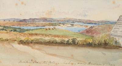 Auckland from the college looking over Hobson's Bay