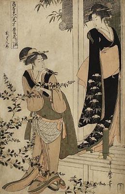 Famous beauties acting the Chusingura