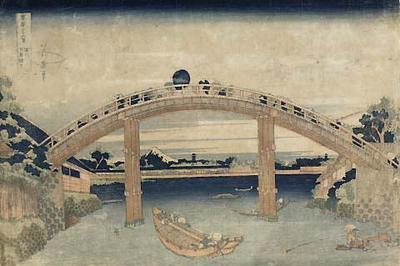Fukagawa Mannen-bashi no shita (Under Mannen Bridge at Fukagawa)