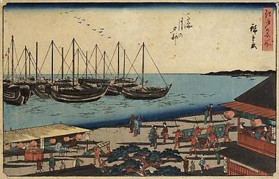 Takanawa tsuki no yūbe (Moonlit Evening at Takanawa)