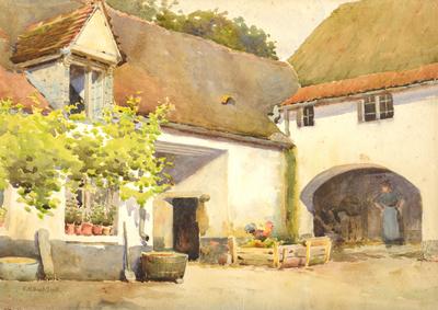 A Farm Yard, Normandy (Montreuil)