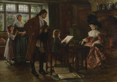 The First Commission: Sir Thos. Lawrence, President of the R.A., as a Boy