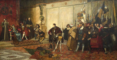 Victorious: One of four Works Illustrating the Life of a Soldier of Fortune