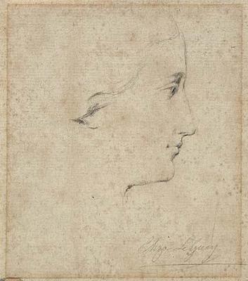Head of a Woman in Profile (facing right)