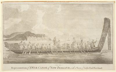 A War Canoe of New Zealand
