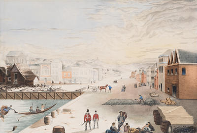 Auckland 1852 From Queen Street Wharf