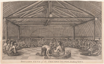 Poulaho, King of the Friendly Islands, Drinking Kava