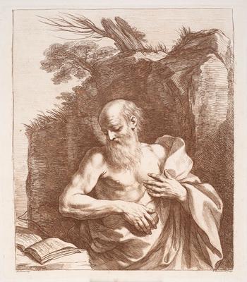Old man reading a book: Saint Jerome