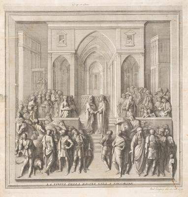 La Visita della Regina Saba a Salomone (The visit of the Queen of Sheba to Solomon)