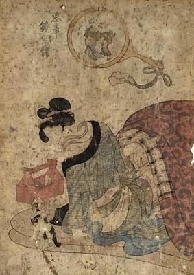 Lady and cat