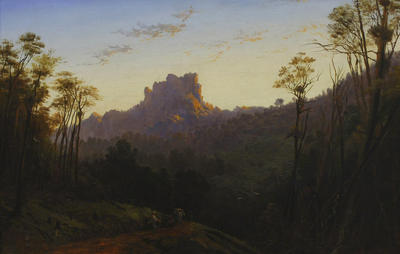 Castle Rock, Coromandel, sunrise, from the Mercury Bay track