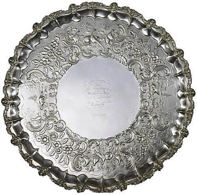 Silver salver presented to Doctor John Conolly