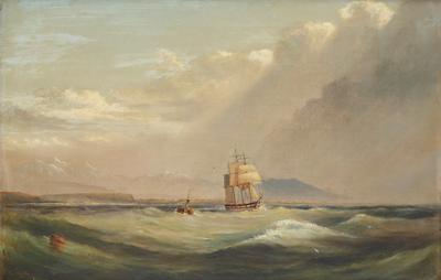 Ship Lyttelton off Timaru