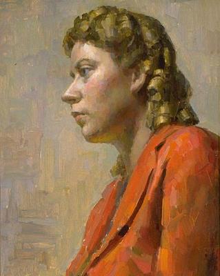 Study of a girl's head
