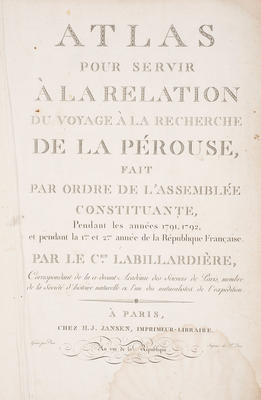 Atlas du Voyage a la recherche de la Perouse ...