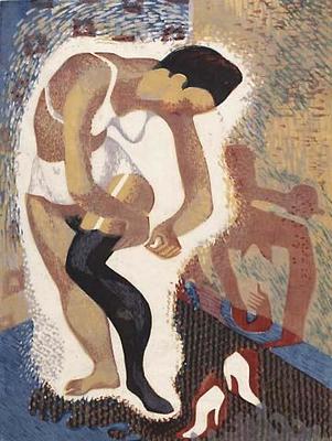 Woman Dressing