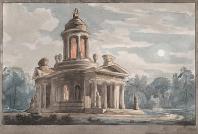 Design for a Sepulchral Chapel, Tyringham Hall, Buckinghamshire