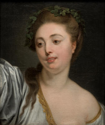 Head of a Woman with a Garland
