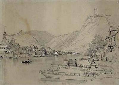 View on the Rhine: Niederlahnstein