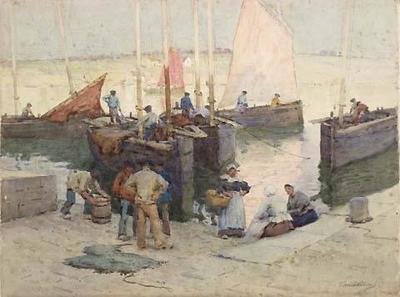 Fishermen at Sundown