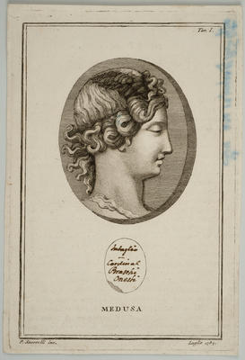 Medusa (Intaglio Gem in Collection of Cardinal Braschi Onesti)