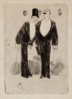 Les Deux gommeux (The Two fops)
