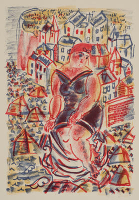 Baigneuse devant le Port de Saint-Adresse (The Bather)