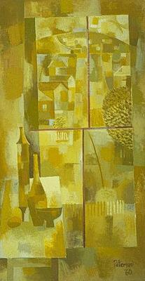 Golden afternoon window