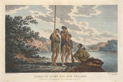Family in Dusky Bay, New Zeland (sic)