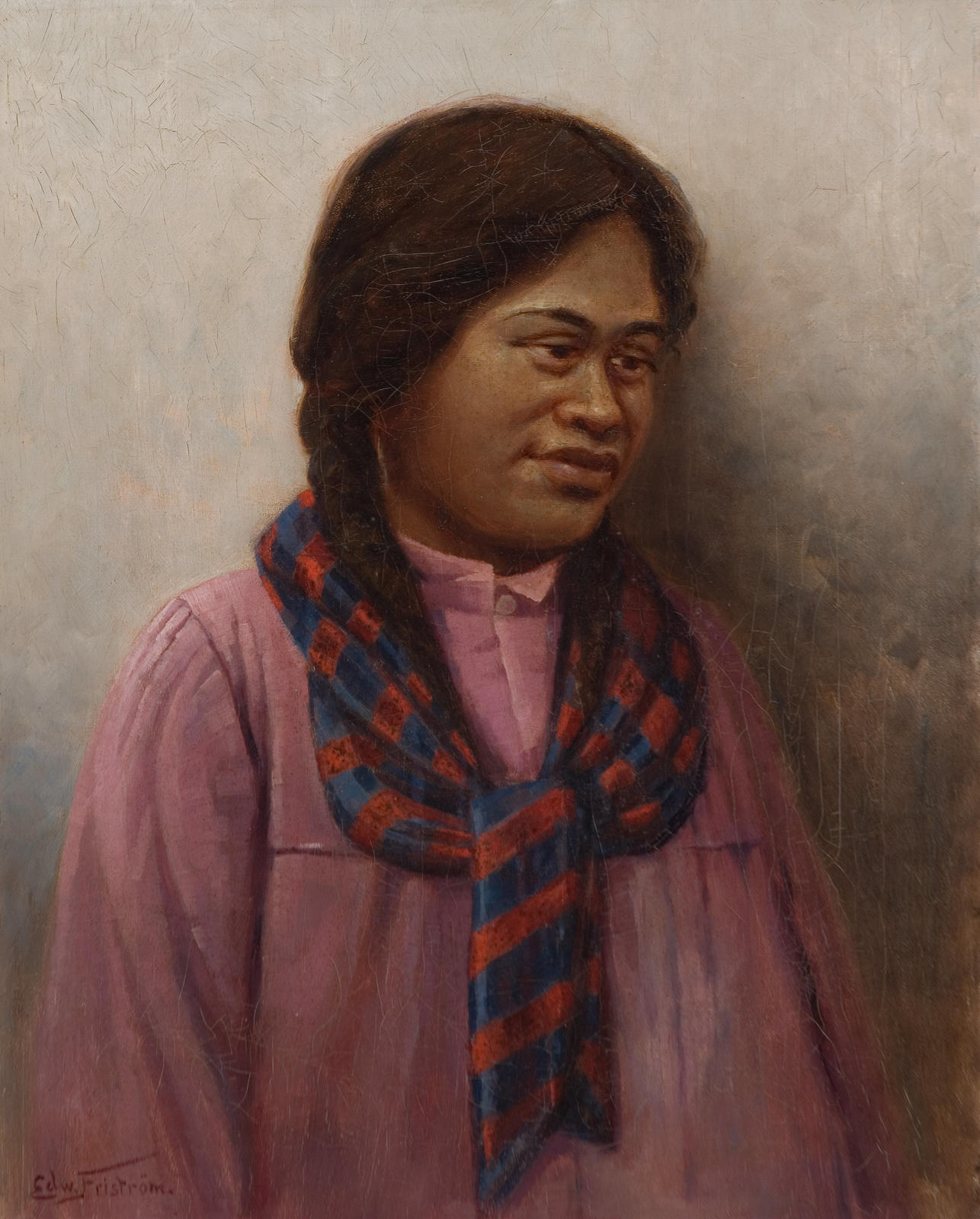 Portrait of a Maori Girl
