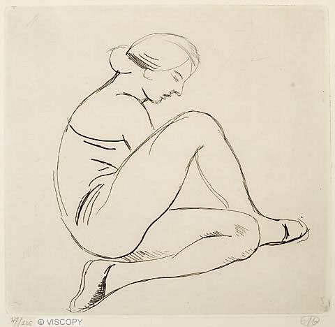 Jeune Fille Assise