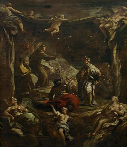 Saint Anthony of Padua Rebuking The Tyrant Ezzelino