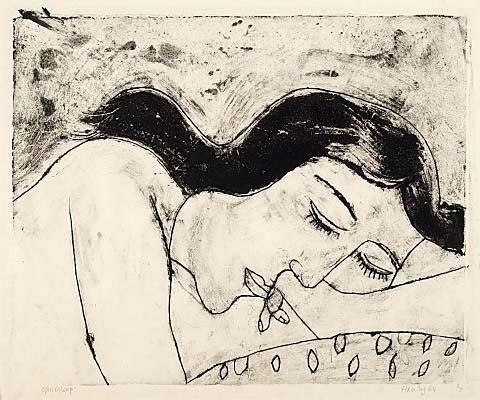 Girl asleep