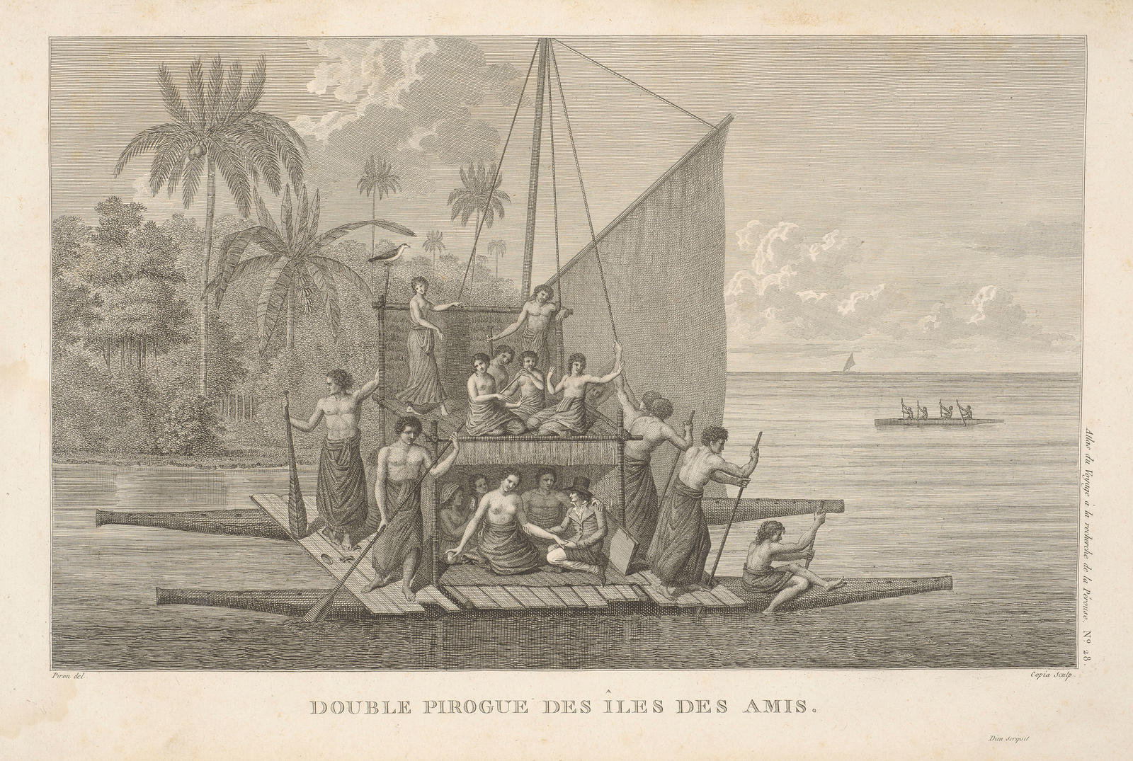 Double pirogue des Iles des Amis