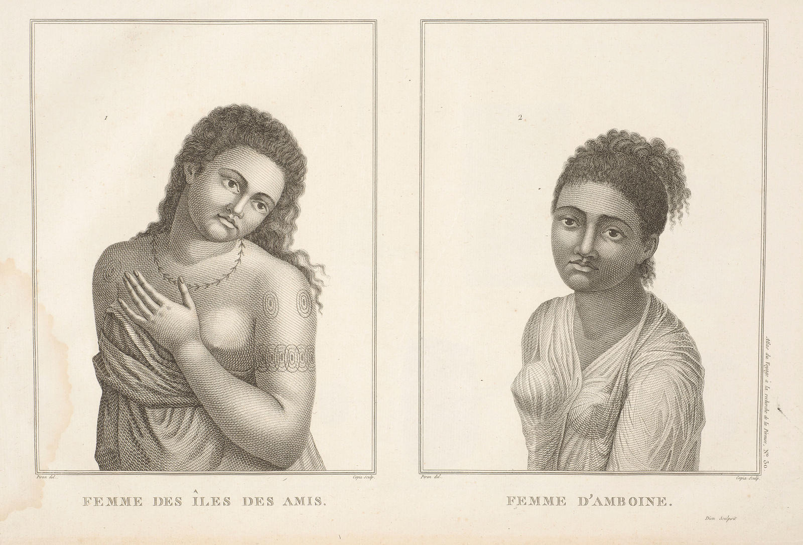 Femme des iles des Amis Femme d'Amboine