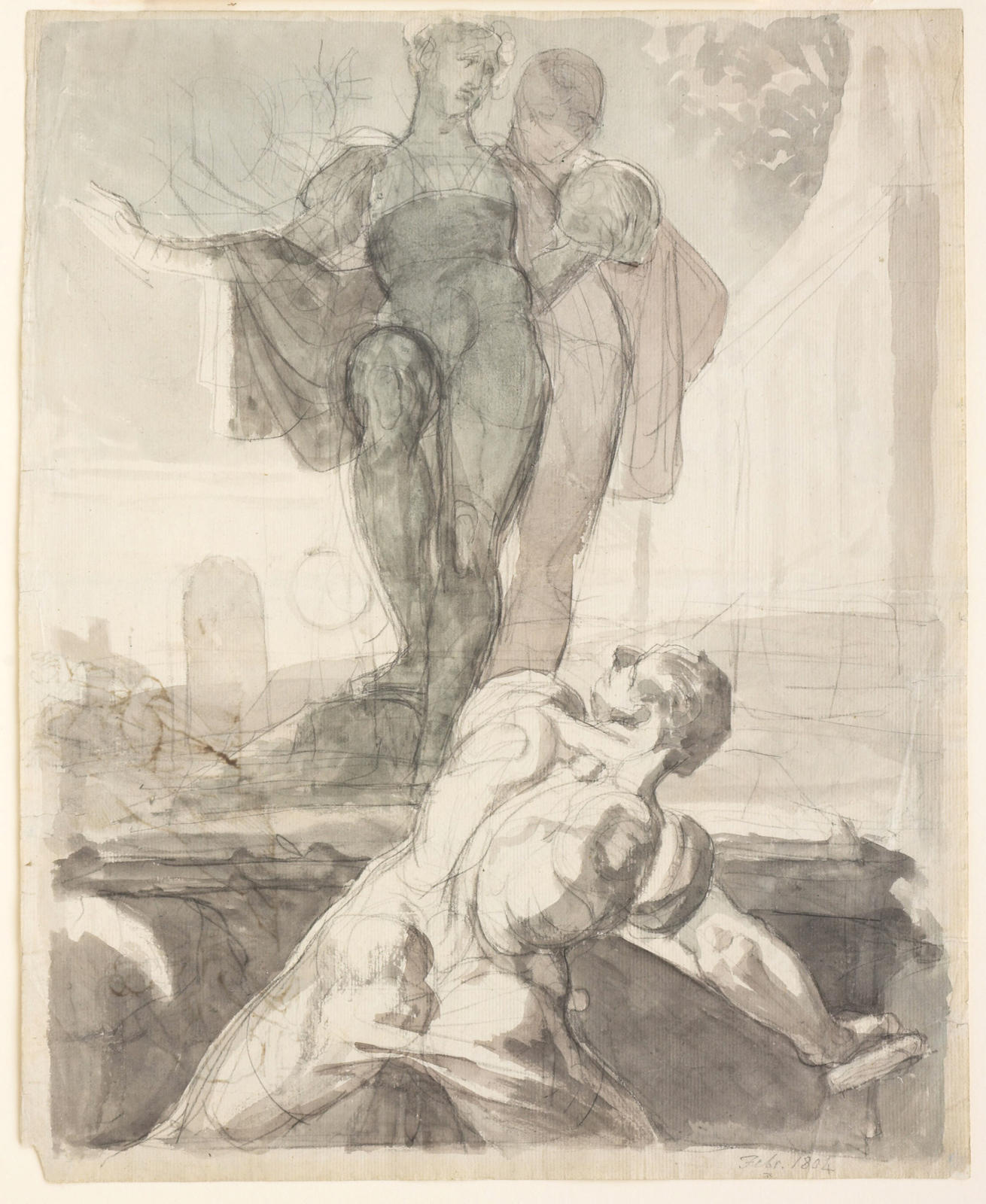 Hamlet, Horatio and the Gravedigger