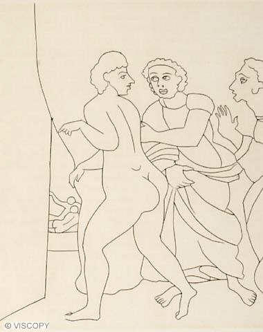 Illustration from the "Satyricon"