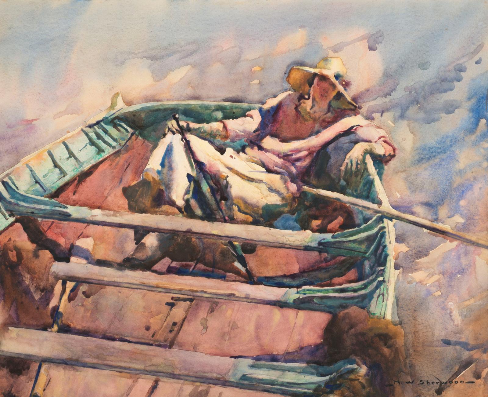 Girl in the Boat