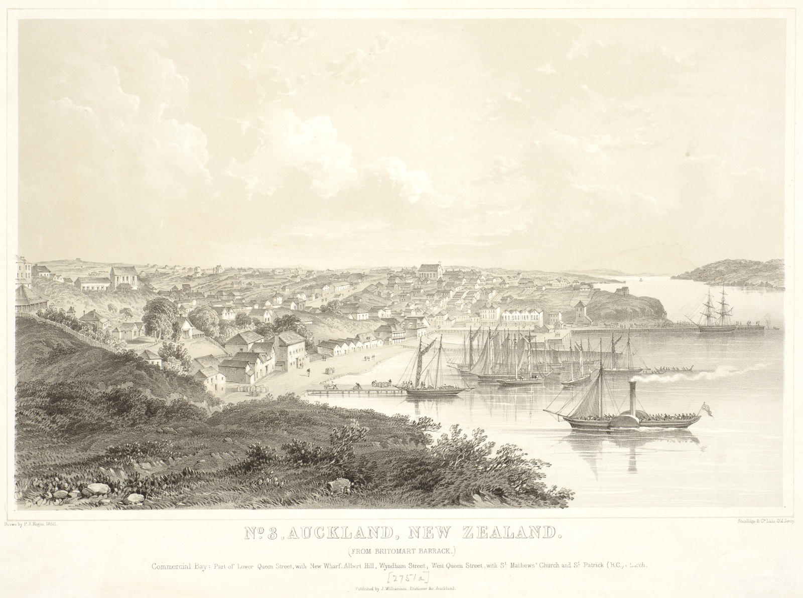 No. 3, Auckland, New Zealand. (From Britomart Barrack)
