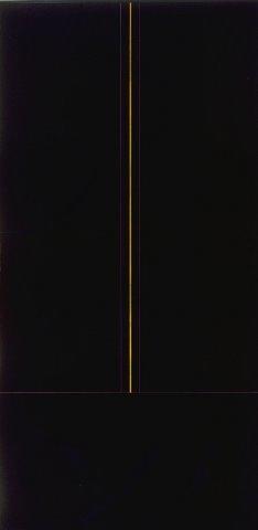 Black painting: Purple/Yellow/Indigo