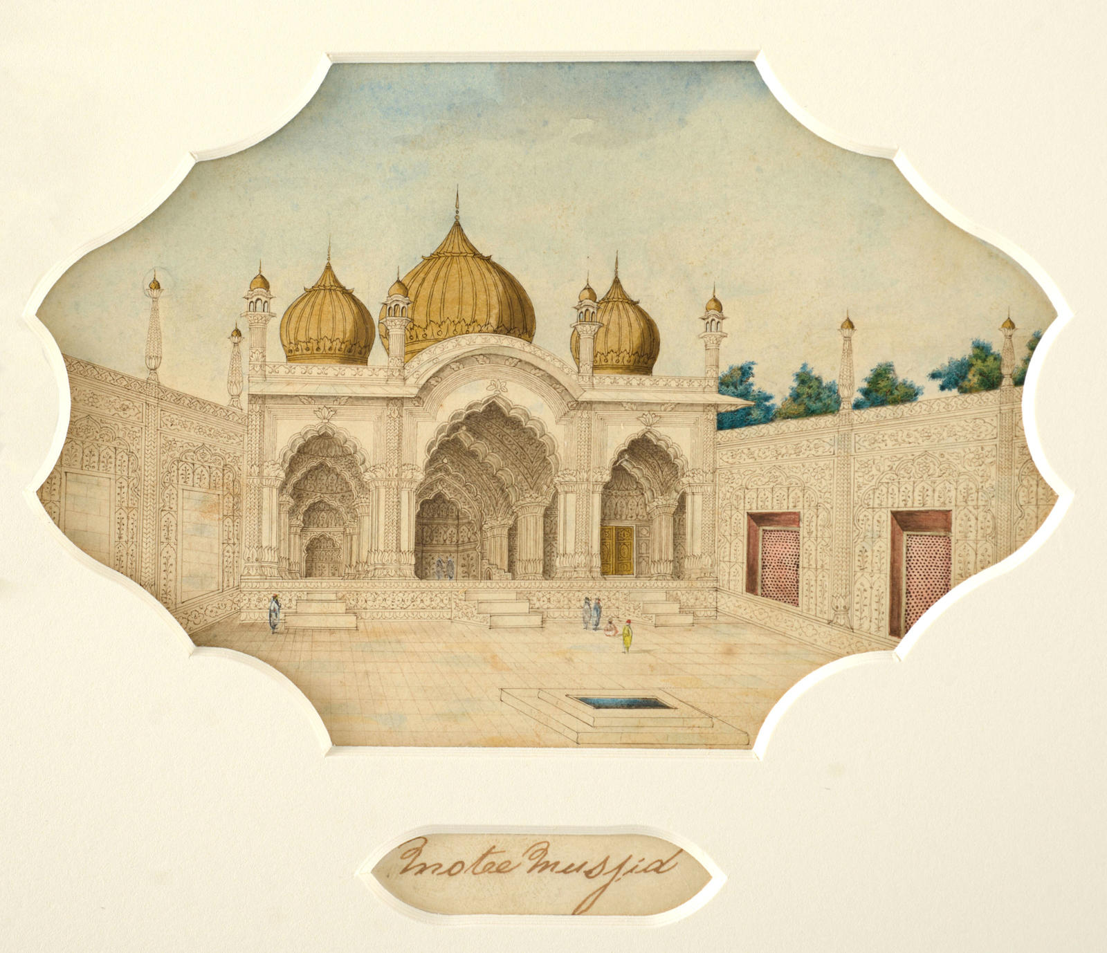 Motee Musjid - Pearl Mosque, Red Fort, Delhi