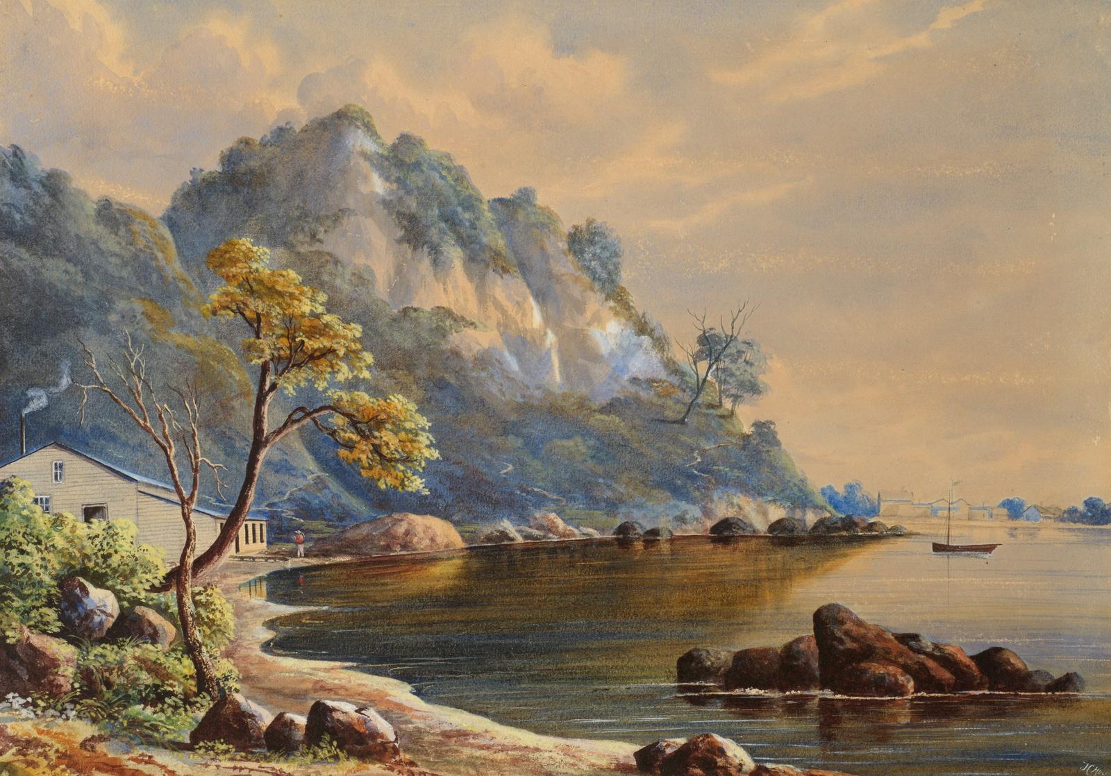 View from the beach, Hunt's Claim, Coromandel