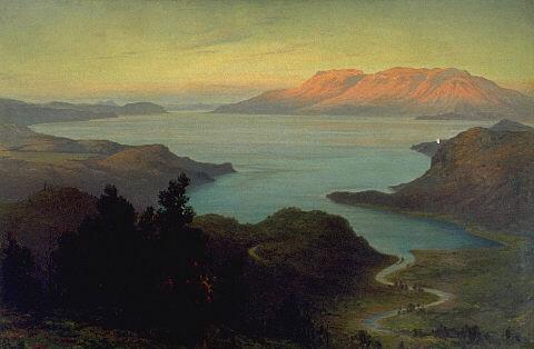Tarawera Mountain and Lake