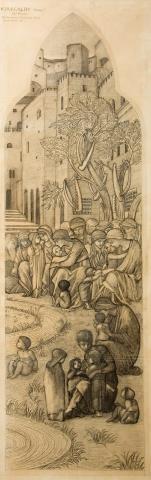 By the Rivers of Babylon (design for a stained glass window, Kirkcaldy)