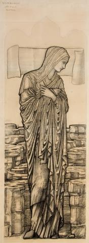 Jephthah's Daughter (design for a stained glass window in St Giles Cathedral, Edinburgh)